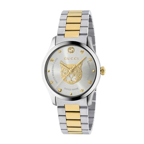 gucci silver womens watch|Gucci bezel watches for women.